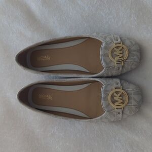 Michael Kors Leather Signature Flats